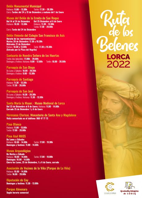 El Ayuntamiento de Lorca organiza, un año más, la 'Ruta de los Belenes' en la que podremos visitar y disfrutar de 17 nacimientos en ubicaciones distintas - 1, Foto 1