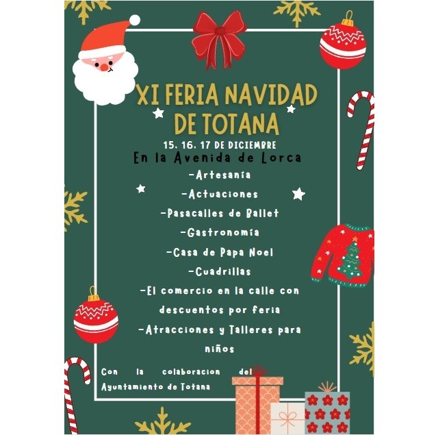 La XI Feria del Regalo y la Navidad de la avenida de Lorca se celebra este fin de semana, Foto 1