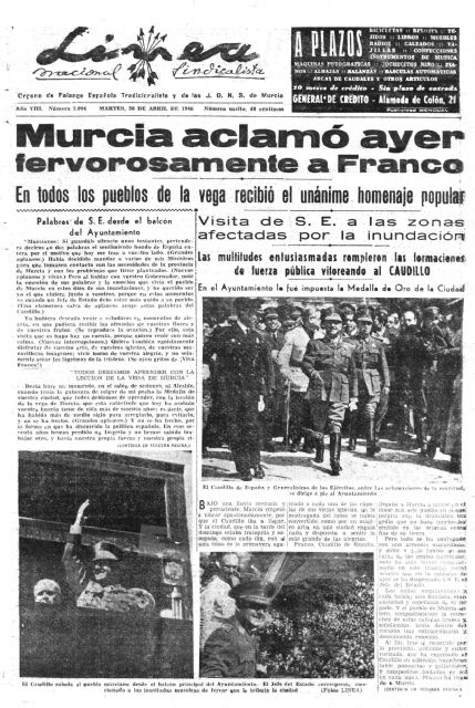 Ahora Murcia muestra su estupor porque el dictador Franco conserve la medalla de oro de la ciudad de Murcia y exige su retirada - 3, Foto 3