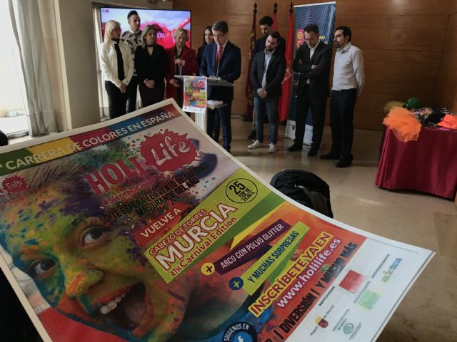 La carrera de colores Holi Life IV Carnival Edition llega a Cabezo de Torres el 25 de febrero - 1, Foto 1