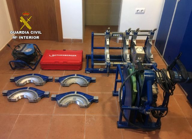 La Guardia Civil esclarece el robo en un almacén de fontanería de El Beal-Cartagena - 1, Foto 1