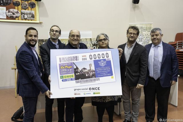 La ONCE conmemora el 125 aniversario de la S.A.M Santa Cecilia de Pozo Estrecho - 1, Foto 1
