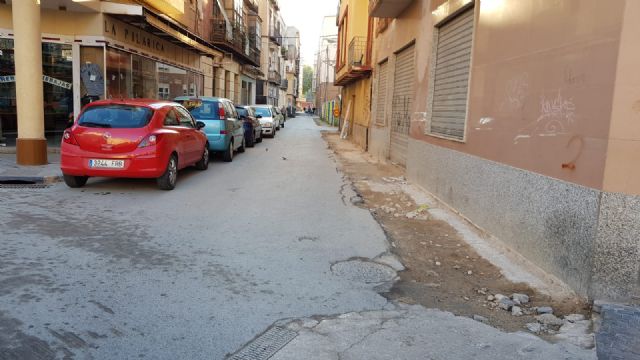 Ciudadanos denuncia que las obras de remodelación en el Casco Antiguo de Cartagena siguen paradas y amenaza con no negociar las cuentas de 2019 - 3, Foto 3