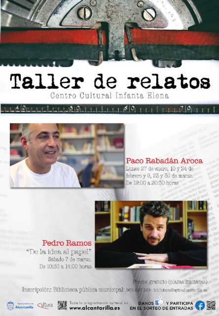 El escritor Paco Rabadán ofrece un taller de escritura creativa en el Centro Cultural Infanta Elena - 1, Foto 1