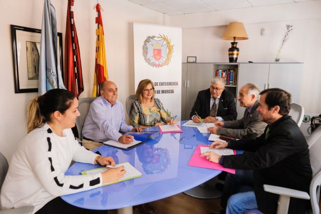 La Junta de Gobierno Colegio Oficial Enfermería Región de Murcia en una foto de archivo, Foto 2
