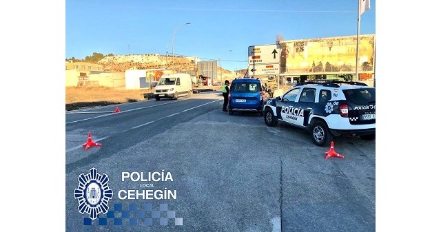 La Policía Local establece controles en los accesos a Caravaca de la Cruz y Cehegín - 1, Foto 1