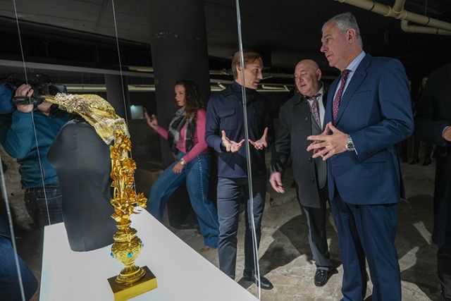 José Luis Sanz presenta el Castillo de San Jorge como Referente del Arte Sacro Mundial - 1, Foto 1
