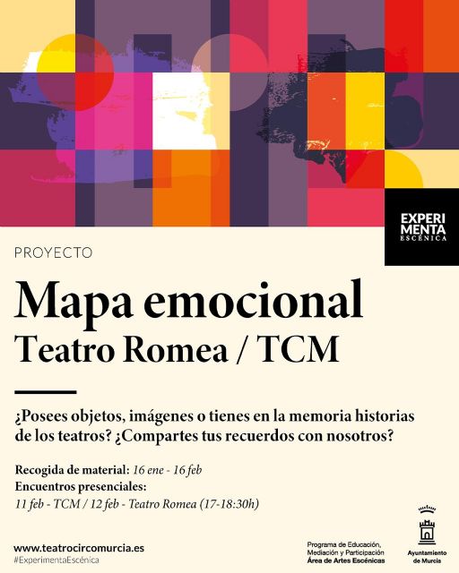 El Ayuntamiento de Murcia trazará el ´Mapa Emocional´ del Teatro Romea y el Teatro Circo a través de los ciudadanos - 1, Foto 1