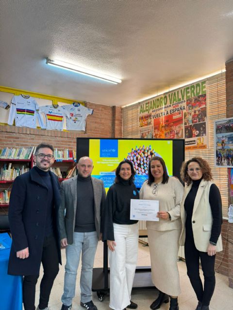 El Colegio Ródenas de Bullas recibe el reconocimiento de UNICEF por su compromiso con los derechos de la infancia - 3, Foto 3
