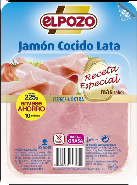 ElPozo Alimentación lanza al mercado su nuevo Jamón Cocido Lata, Foto 1