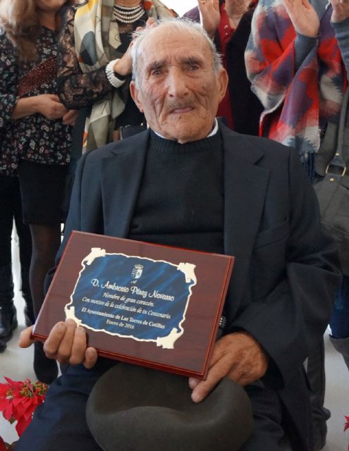 Fallece Ambrosio Pérez Navarro, el abuelo centenario de Las Torres de Cotillas - 1, Foto 1