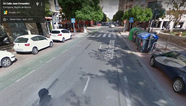 Cs Cartagena denuncia el riesgo para la seguridad vial en el puente del Barrio de la Concepción debido al pretil defectuoso - 1, Foto 1