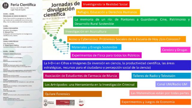 Una feria llenará de ciencia la Plaza de España de Cieza de la mano de la Universidad de Murcia - 2, Foto 2
