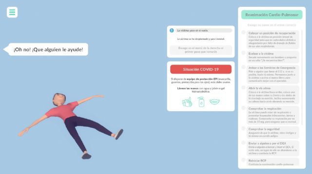 La Cátedra Fundación ASISA de Comunicación Sanitaria de la UMU presenta una aplicación móvil para aprender jugando a hacer la reanimación cardiopulmonar - 2, Foto 2