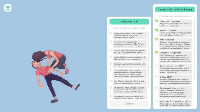 La Cátedra Fundación ASISA de Comunicación Sanitaria de la UMU presenta una aplicación móvil para aprender jugando a hacer la reanimación cardiopulmonar - 3, Foto 3