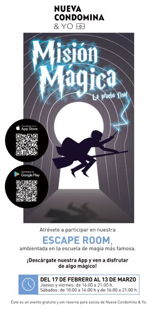 Nueva Condomina se transforma en una escuela de magia a través de un escape room - 1, Foto 1