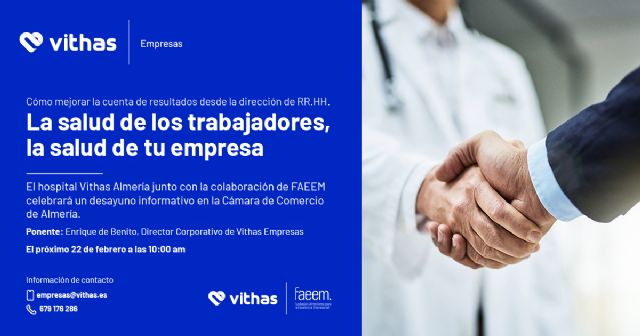 Vithas Almería da las herramientas para reducir el absentismo laboral - 2, Foto 2