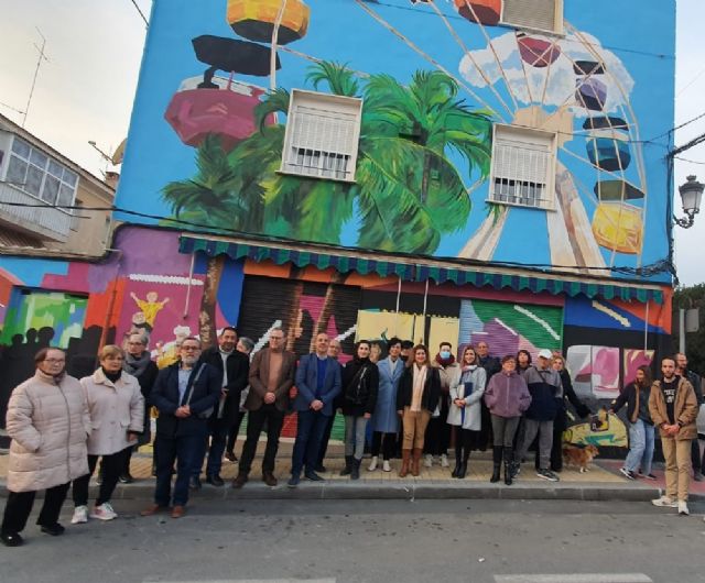 Inauguración de mural artístico en Barrio de Fátima de Molina de Segura - 4, Foto 4