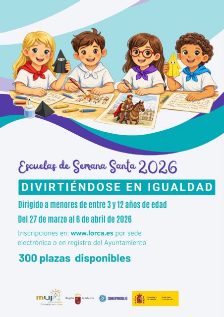 Lorca impulsa la conciliación familiar con las Escuelas de Semana Santa 2026: Divirtiéndose en Igualdad - 4, Foto 4