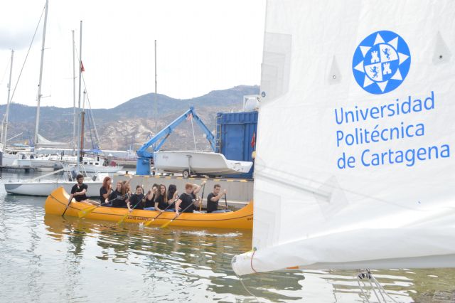 Estudiantes internacionales de la UPCT harán cursos náuticos en el Club de Regatas - 1, Foto 1