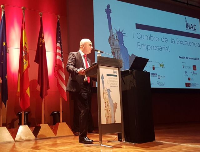 El consejero Juan Hernández inaugura la I Cumbre de Excelencia Empresarial celebrada en Murcia - 1, Foto 1
