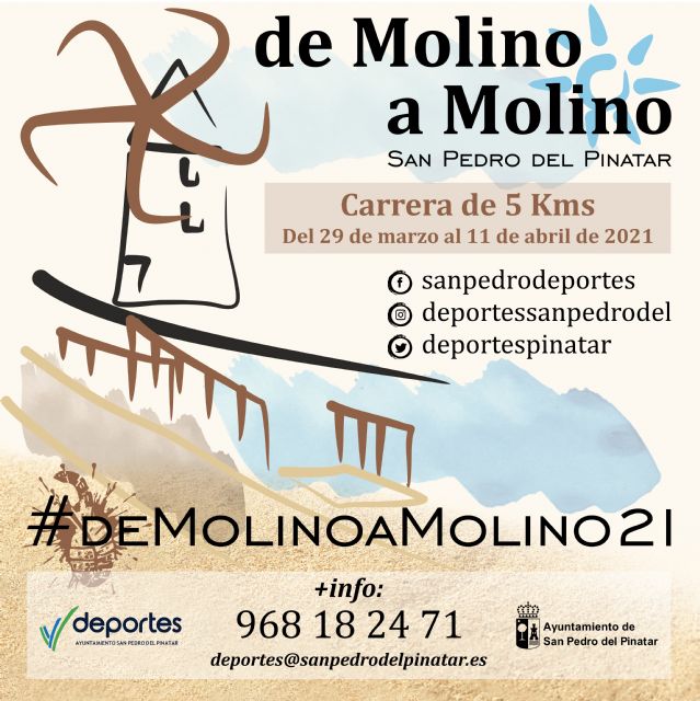 La concejalía de Deportes pone en marcha la I Carrera Virtual de Molino a Molino - 1, Foto 1