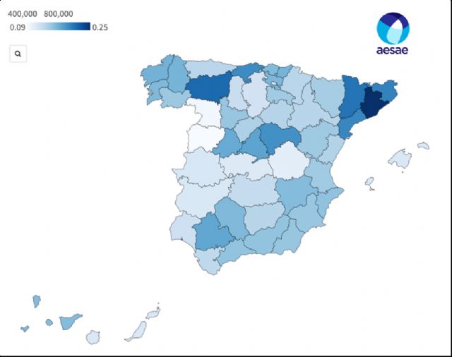 Diferencia de precio entre gasolineras por provincias - 1, Foto 1