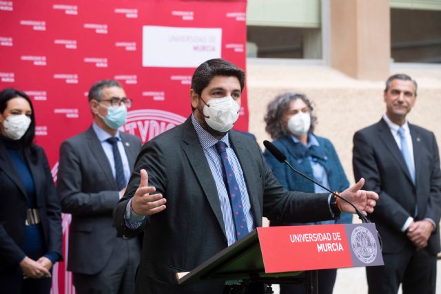 López Miras inaugura dos espacios de colaboración universidad-empresa - 2, Foto 2