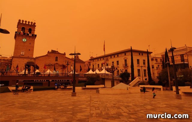 La calima convierte hoy a España en el país más contaminado del mundo, Foto 1