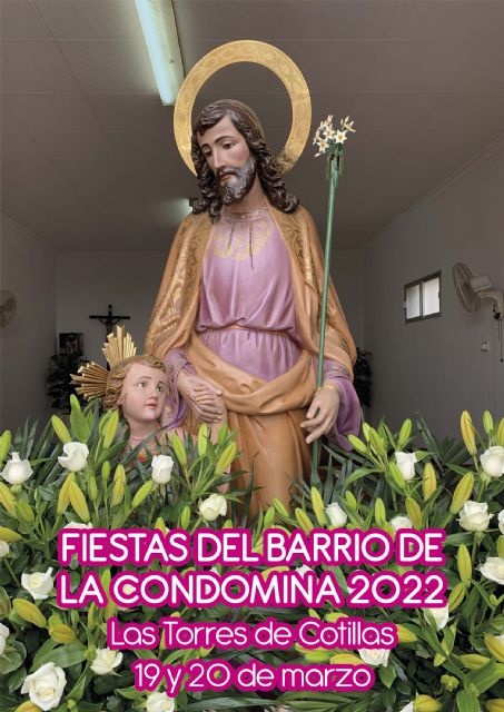 El barrio de La Condomina, listo para sus fiestas en honor a San José - 1, Foto 1