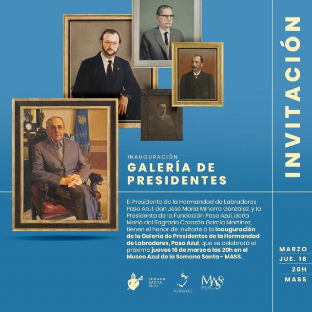 El Paso Azul inaugura la 'Galería de los Presidentes' en el MASS, un espacio que reconoce la labor de quienes han tenido el honor de presidir la Hermandad de Labradores - 1, Foto 1