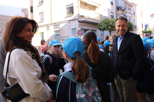 El alcalde de Lorca inaugura la décima edición de la Semana Saludable del colegio San Francisco de Asís - 3, Foto 3