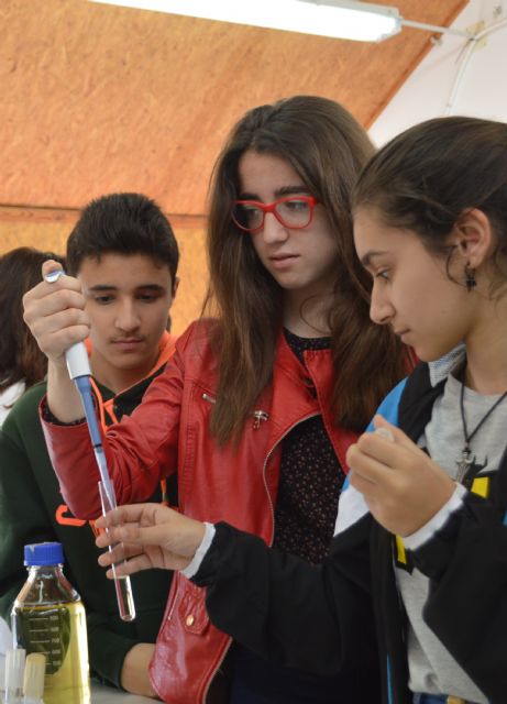 Estudiantes de Jumilla, Murcia, San Javier y Fuente Álamo descubren la piña hidropónica en la UPCT - 2, Foto 2