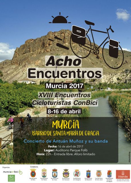Este domingo finalizan en Murcia los xviii encuentros cicloturistas Conbici, los Achoencuentros - 1, Foto 1