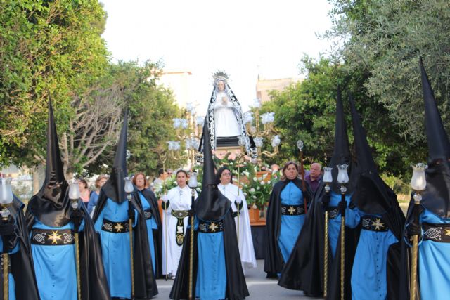 La Virgen de La Soledad toma las calles de San Pedro del Pinatar en la penúltima procesión de la Semana Santa - 1, Foto 1