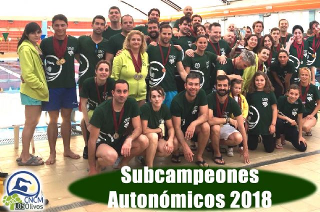 El Club Natación Ciudad de Murcia Los Olivos se proclama Subcampeón en el 2° Campeonato Autonómico Open Máster de Natación Región de Murcia - 2, Foto 2