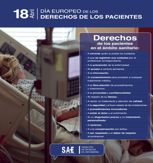 18 de abril, Día Europeo de los Derechos de los Pacientes - 1, Foto 1