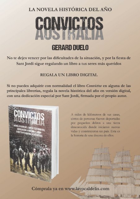 Gerard Duelo, escritor, empresario y presidente de los APIs, presenta la novela sobre Australia: CONVICTOS - 1, Foto 1