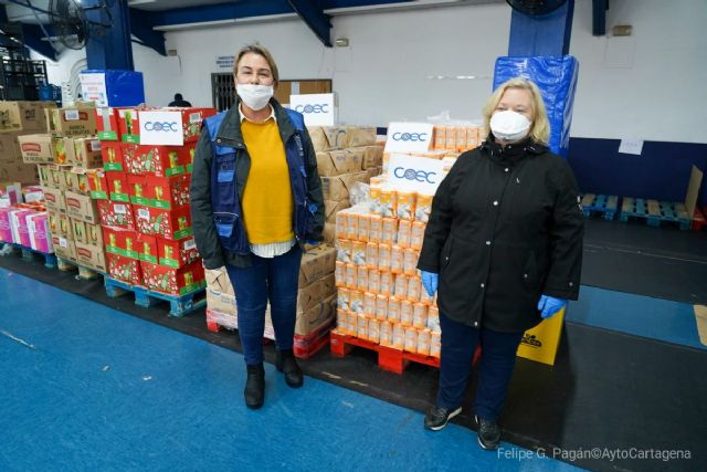 COEC entrega 2.000 kilos de alimentos al dispositivo de emergencia - 1, Foto 1