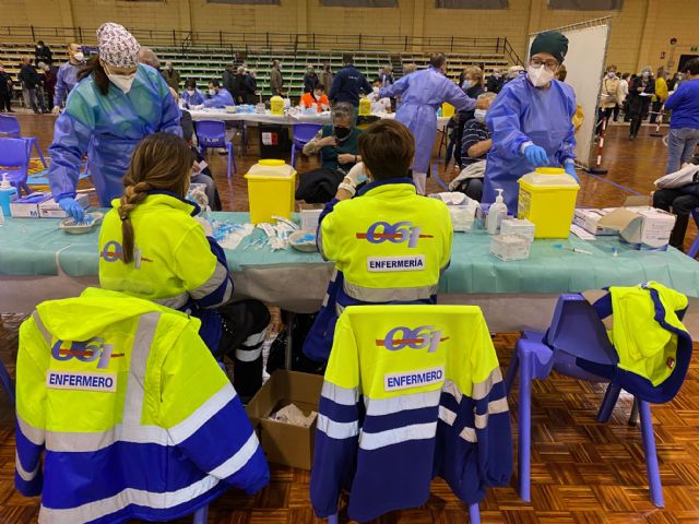 Primera jornada de vacunación masiva en Torre Pacheco - 1, Foto 1