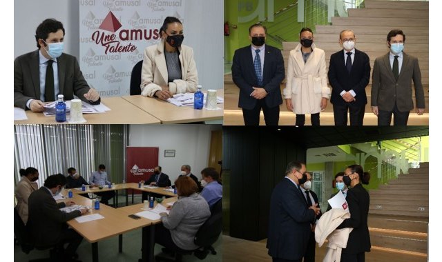 La Consejera de Empresa, Empleo y Portavocía y el Director General de Economía Social y Trabajo Autónomo visitan amusal - 1, Foto 1