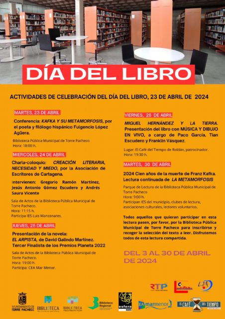 Ven a disfrutar de las actividades del Día del Libro de Torre Pacheco - 1, Foto 1