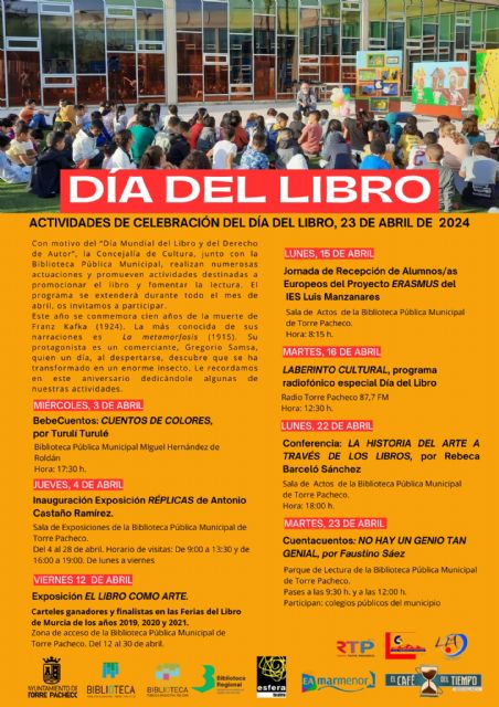 Ven a disfrutar de las actividades del Día del Libro de Torre Pacheco - 2, Foto 2