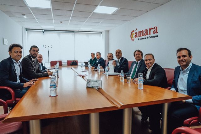 José Ángel se reúne con representantes de la Cámara de Comercio de Cartagena - 1, Foto 1
