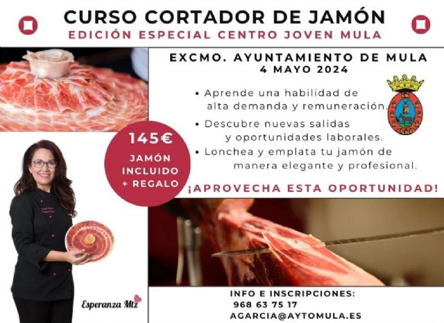 Juventud lanza el Curso de Cortador de Jamón - 1, Foto 1