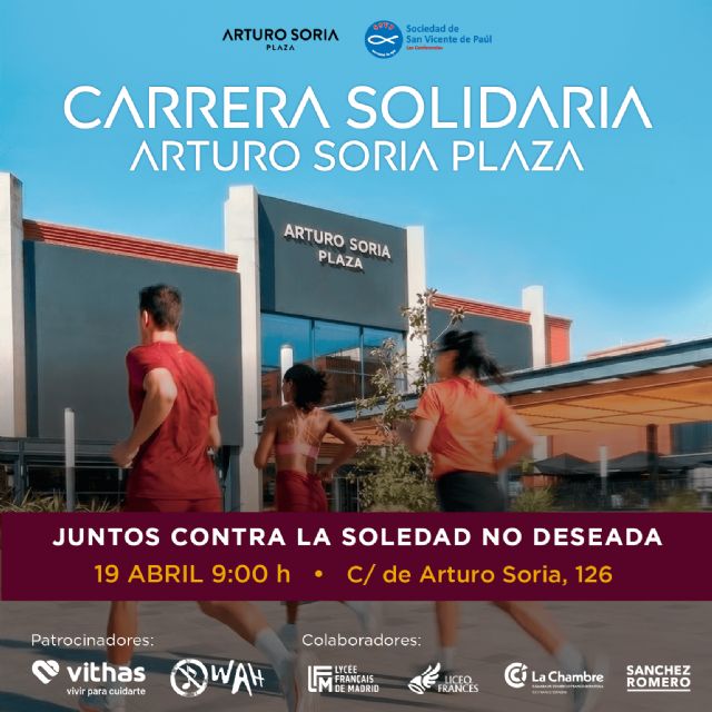 Arturo Soria Plaza acoge la I Carrera Popular Solidaria bajo el lema Juntos contra la soledad no deseada - 2, Foto 2