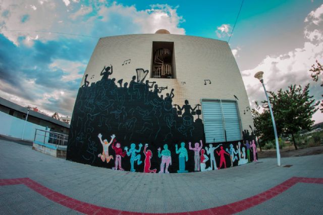 La Concejalía de Juventud clausura con el artista Sam3 la primera edición del taller 'Street Art' - 2, Foto 2