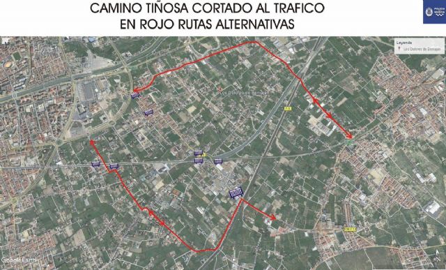 Las obras del AVE obligan a cortar el tráfico mañana martes, por unas horas, en la calle Orilla de la Vía en su conexión con la carretera de Tiñosa - 1, Foto 1