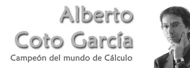 Alberto Coto, heptacampeón del mundo de cálculo mental, ofrece una conferencia este jueves en Caravaca - 2, Foto 2