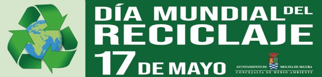 El Ayuntamiento de Molina de Segura celebra el Día Mundial del Reciclaje el jueves 17 de mayo, con la iluminación de verde de su fachada y el recordatorio a la ciudadanía sobre la importancia de su colaboración en este proceso - 1, Foto 1